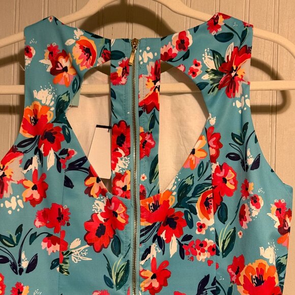 Jade by Melody Tam Floral Cut-Out Back Dress - Size Medium - Picture 3 of 4